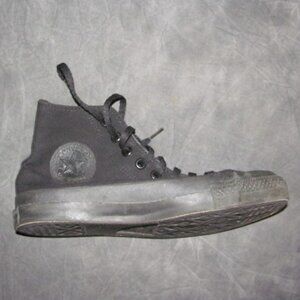 Chuck Taylor All Star Canvas Converse High Tops All Black Monochrome Size 6.5